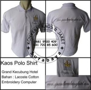 Kaos Polo Shirt Grand Kecubung Hotel